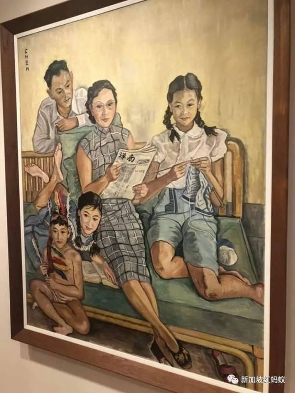 新加坡國家美術館辦華人畫家展，竟然沒有華文解說，連部長也忍不住