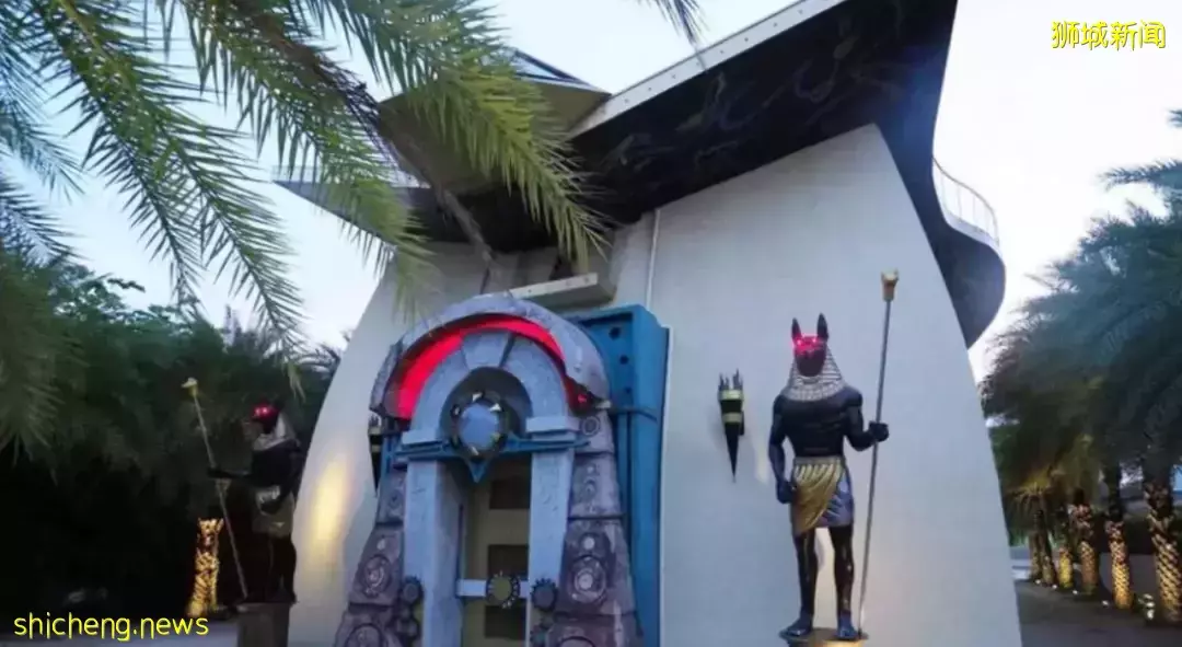 新加坡富豪私宅曝光!石头屋、太空船、埃及风!一个比一个壕