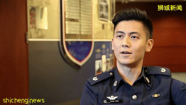 新加坡天天站超市門口的最帥警察，升官當局長了