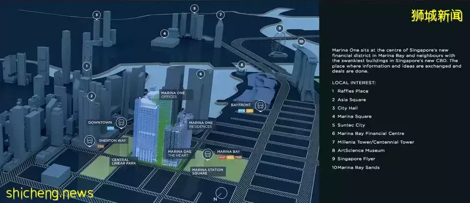 【现房促销】新加坡CBD黄金地段!670平海景楼阁Marina One滨海盛景豪苑发展商“放价”促销