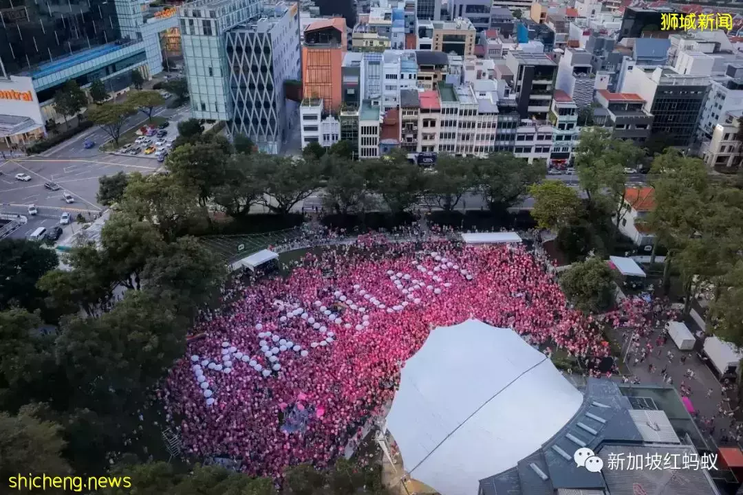 不寻常的周末午后　新加坡国会议员身影首次出现在“粉红点”集会