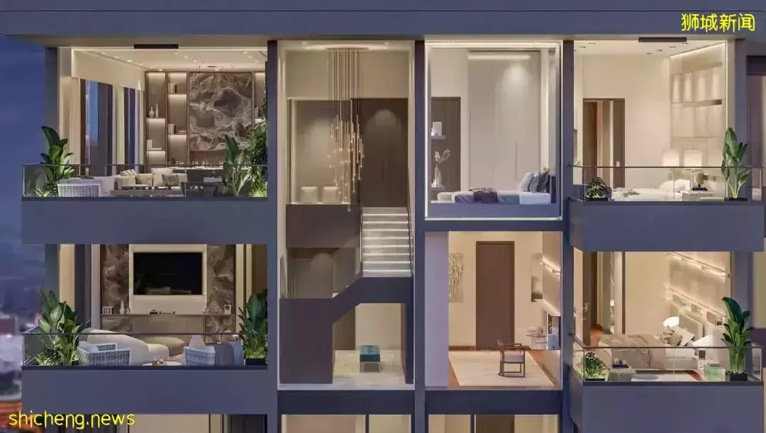 名汇庭苑推出双层空中洋房,开创都市生活新风尚