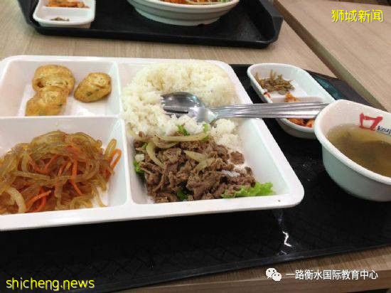 新加坡国立大学的膳食美味适您的口味吗