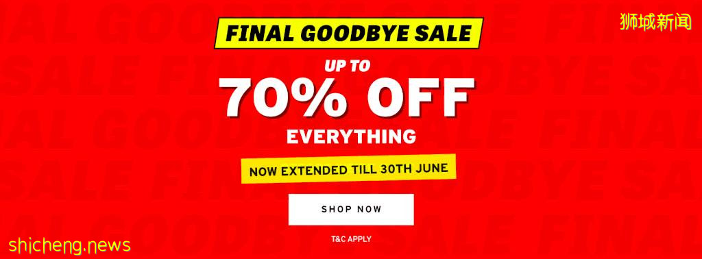 TOPSHOP Online也凉凉😱!低至三折告别大促正在进行中