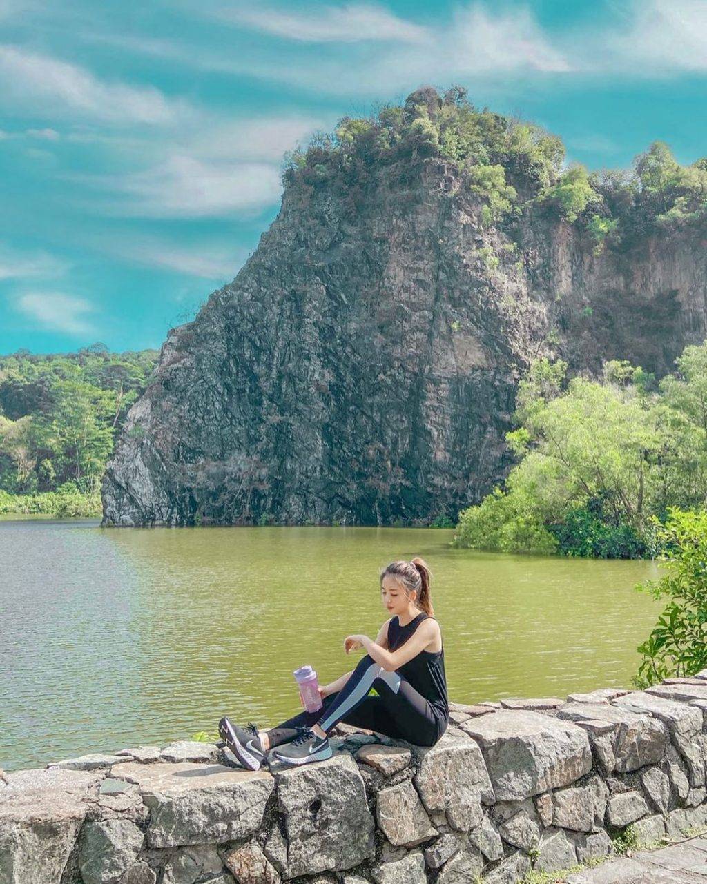 狮城小桂林打卡📷废弃矿场改建、山水好风光,隐藏在武吉巴督城市公园📍