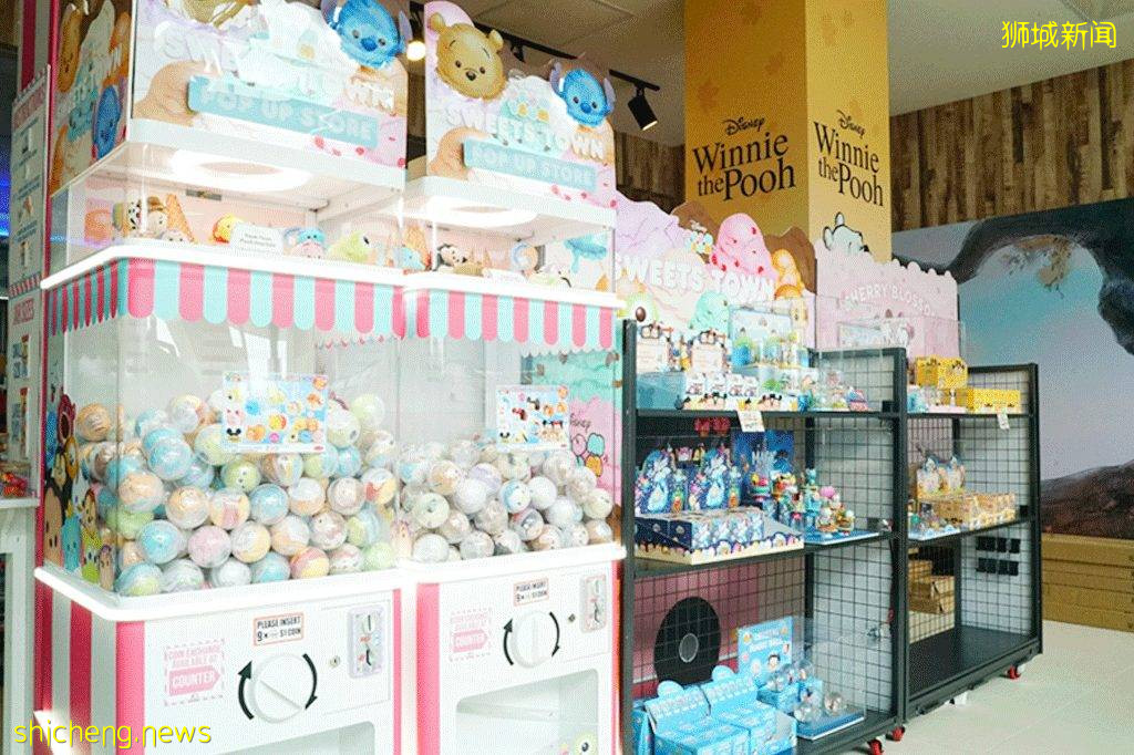 Tsum Tsum快闪店来到Downtown East啦🎊官方周边+抓娃娃机+扭蛋机,势必掏空你的钱包😏