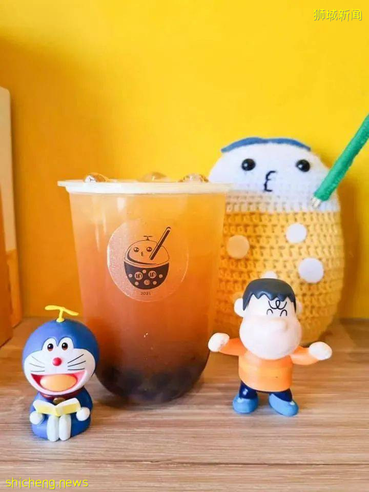 童年回忆!哆啦A梦奶茶来新加坡啦!泡泡茶、冰沙、水果鸡尾酒