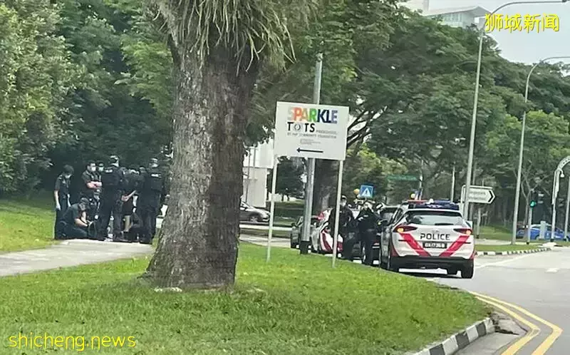 “大阵仗!我在新加坡金文泰看到6辆警车、10多名警察出动”