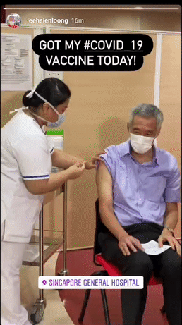 今增23，社区2 | 新加坡内阁第一人！李显龙今早接种冠病疫苗