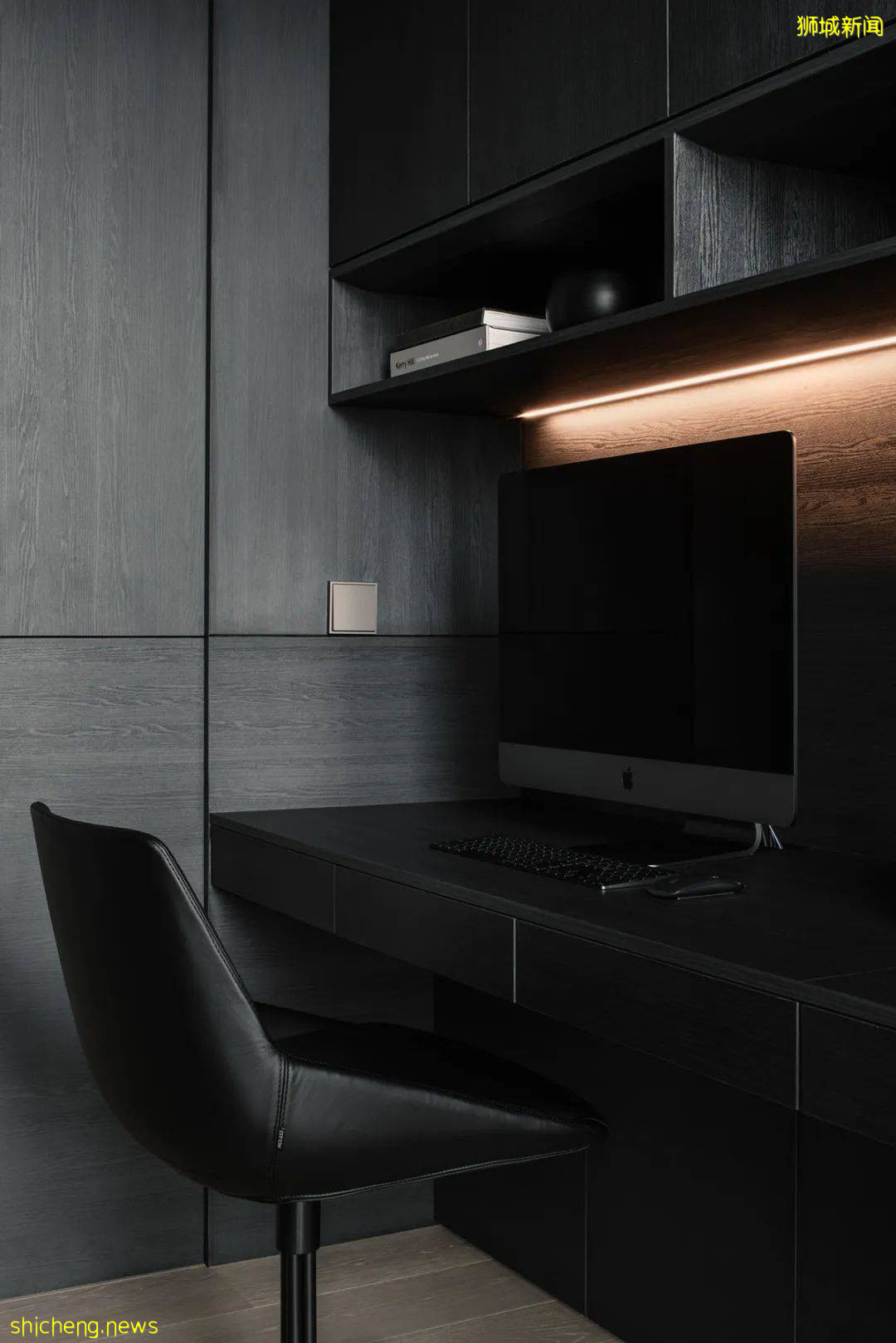 146㎡ 黑色调公寓,打造别样的轻奢感