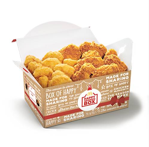 吃貨們看過來!新加坡麥當勞將推出節日快樂分享盒啦