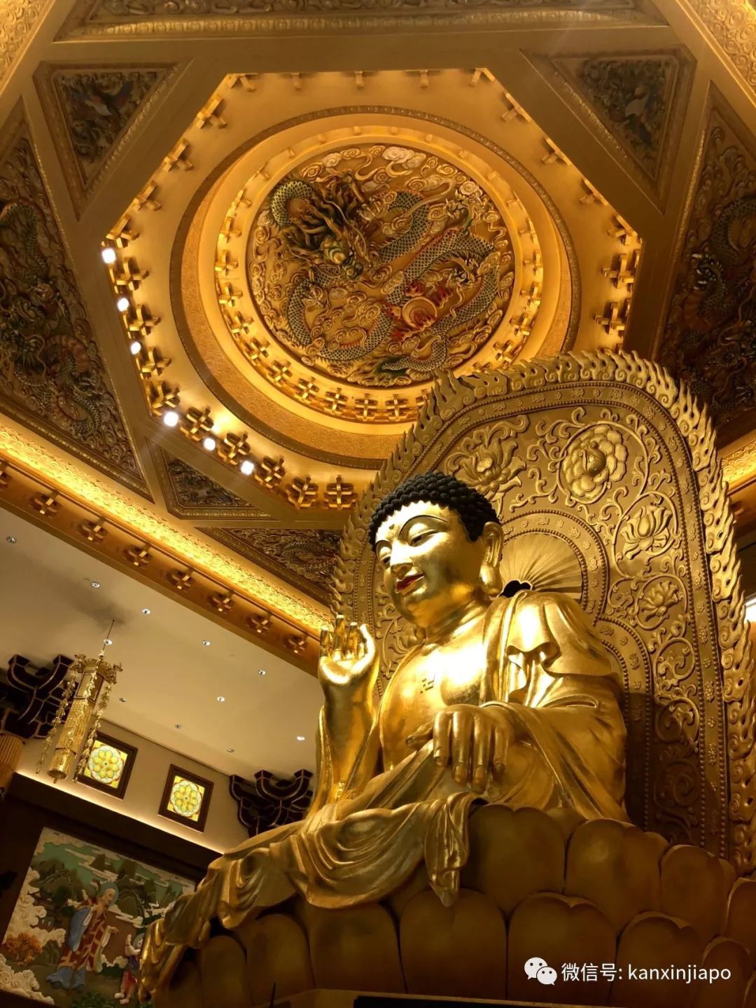 美炸！新加坡85年历史的大雄宝殿重修出别样“古风”