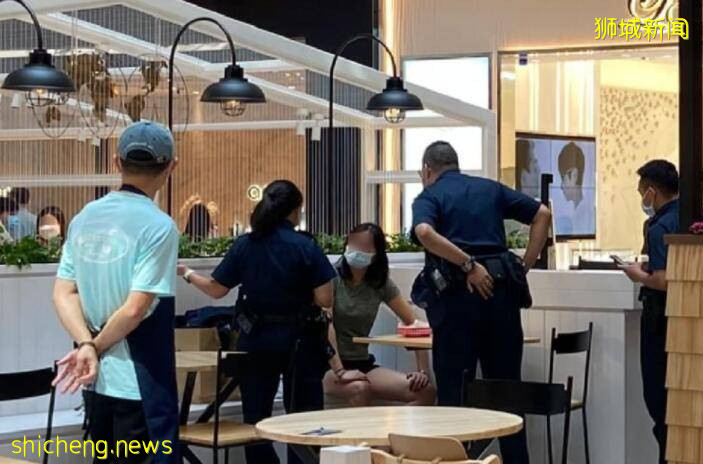 新加坡妹纸喝多疯起来了不得,七名警员都差点hold不住