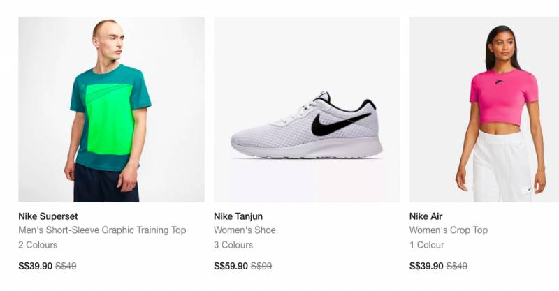 Nike 10.10 Sale 雙十大促 !超值限時折扣最高40% ,快來選購吧