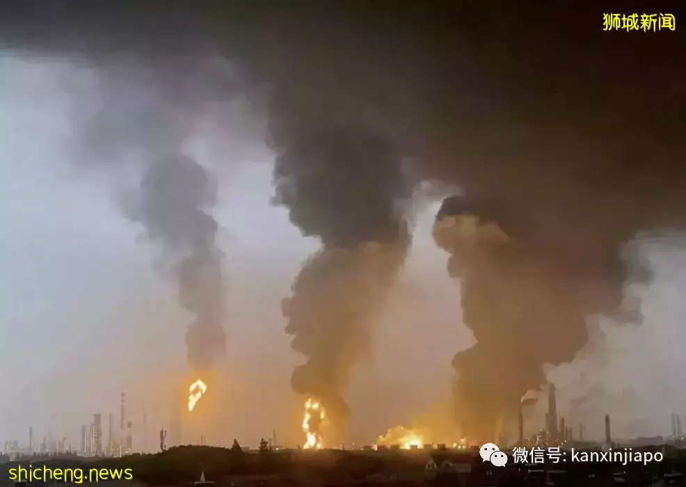 新加坡西部突發大火！現場火光沖天、黑煙蔽日