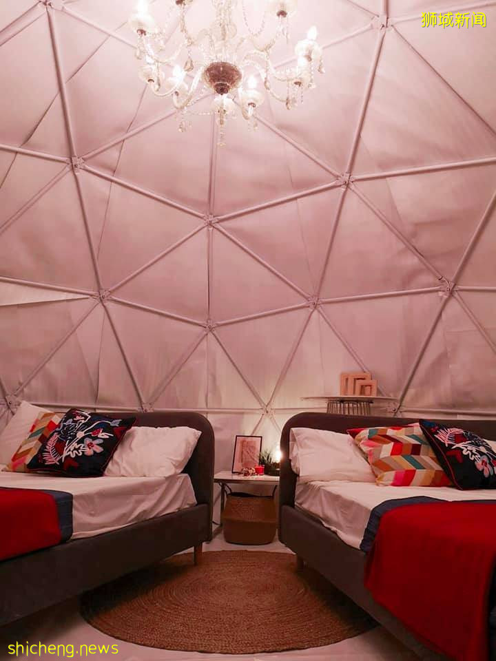 轻松露营新选择,科幻感超美圆顶帐篷@Yishun,拎包入住不是梦