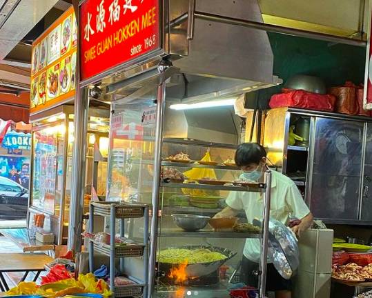 新加坡最具人间烟火气的街头小吃——福建炒虾面的起源