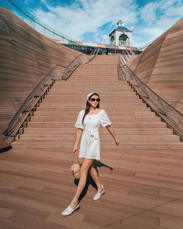 徒步漫游🚶🏻♀️新加坡跨海步道!Sentosa Boardwalk唯美路线 + 海上浮桥