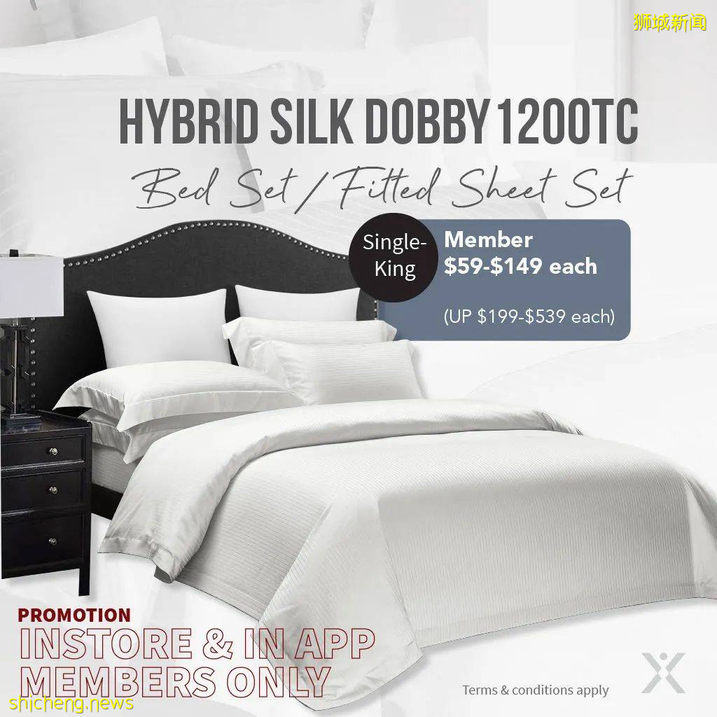 床上用品的9.9狂欢!新加坡全岛21家门店全参与!高级床上用品只要S$9.9🤩