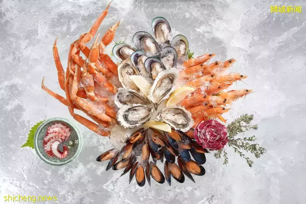 卡尔顿酒店海鲜自助餐买一送一‼只限DBS/OCBC持卡人💳牡蛎帝王蟹腿吃爆TA,即日起生效