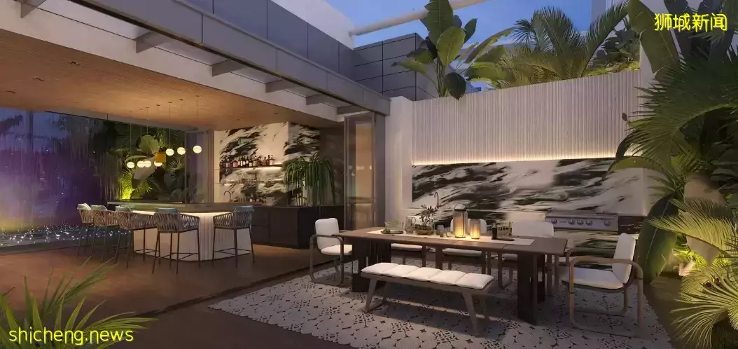 濱海灣居(Marina Bay Residences)的 "空中別墅 "售價1.1111億新元