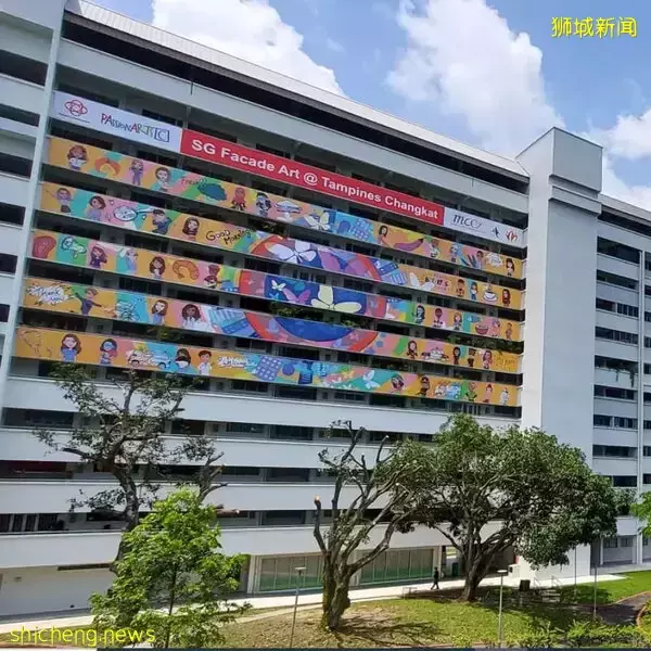 百多名居民共同創作 大型壁面裝置藝術