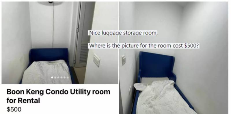 新加坡也有“棺材房”？公寓储藏室月租$500新币，腿都伸不直