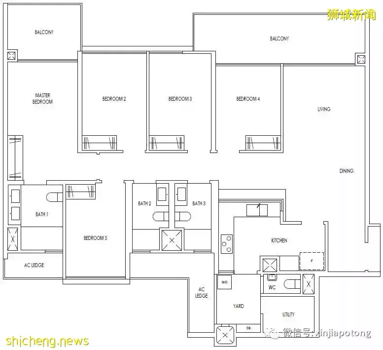 东部淡滨尼的聚宝园 四房和五房高达8万促销活动中,最便宜新楼盘,接近EC价格,每英尺只需1322起