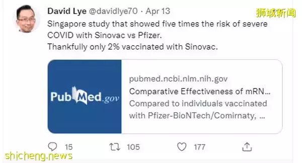 新国传染病中心副教授 “谢天谢地，我们只有2%人打科兴” 