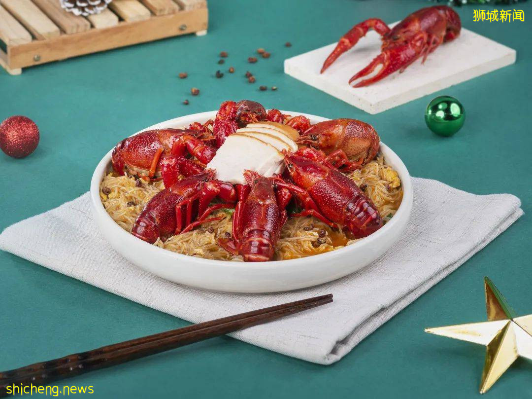 知名本地白米粉联手麻辣小龙虾,今年圣诞最佳气氛组