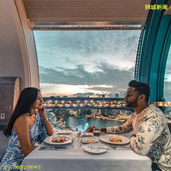 跨年夜怎麽過？新加坡摩天輪星空浪漫晚宴，$500/2人菜單出爐