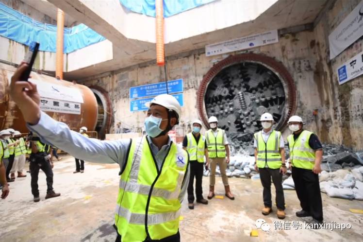 榜鹅海岸站已完成40%,现场出现“中国建筑”