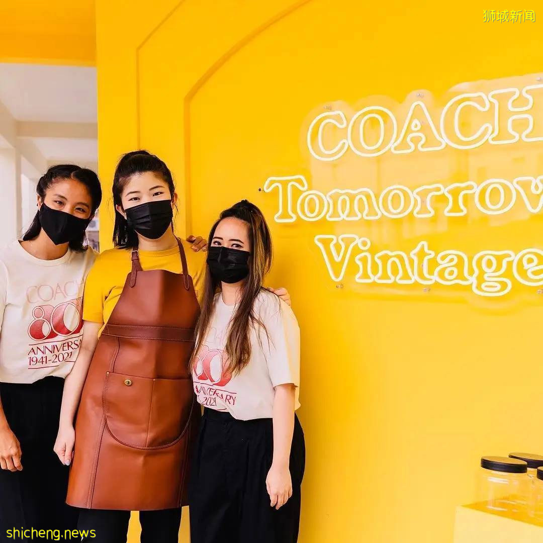 Coach复古黄色快闪店,年代感满满超有feel