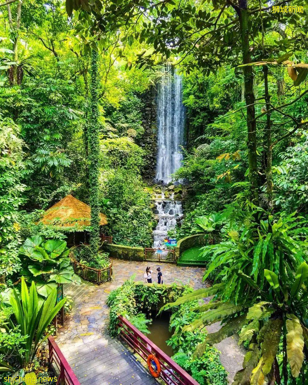 小小新加坡居然有5個瀑布,隱藏著世界最大的室內瀑布