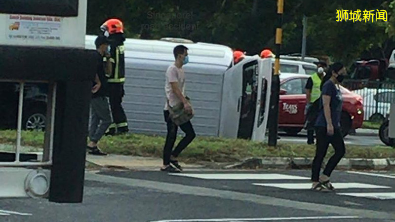 校车在淡滨尼一带发生车祸 六岁女童被送往医院