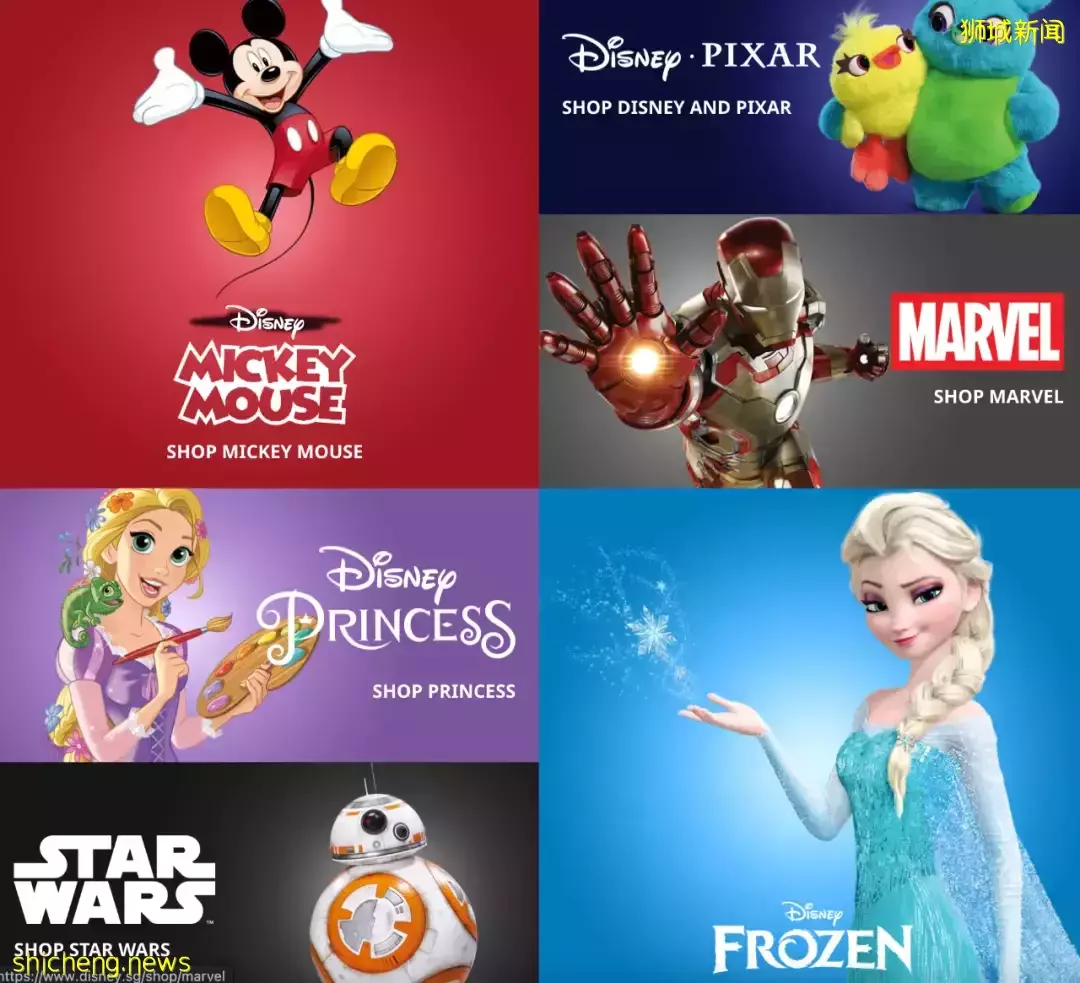 新加坡首家迪士尼商城开业，可可爱爱