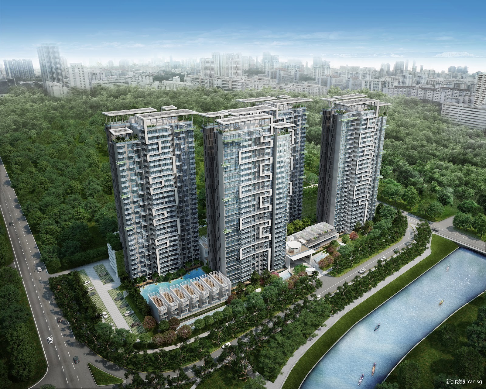 8 RIversuites aerial view