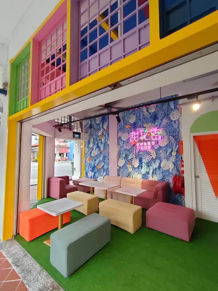 深夜甜品店✨芽籠“Sweet Hut Dessert 甜秘密”🍬糖果色空間、傳統新潮糖水，營業到淩晨4點