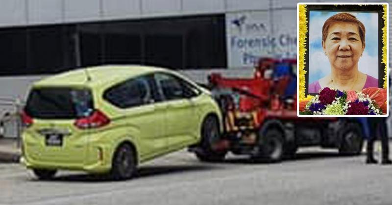 辗过老妇不顾而去 黄色轿车找到了