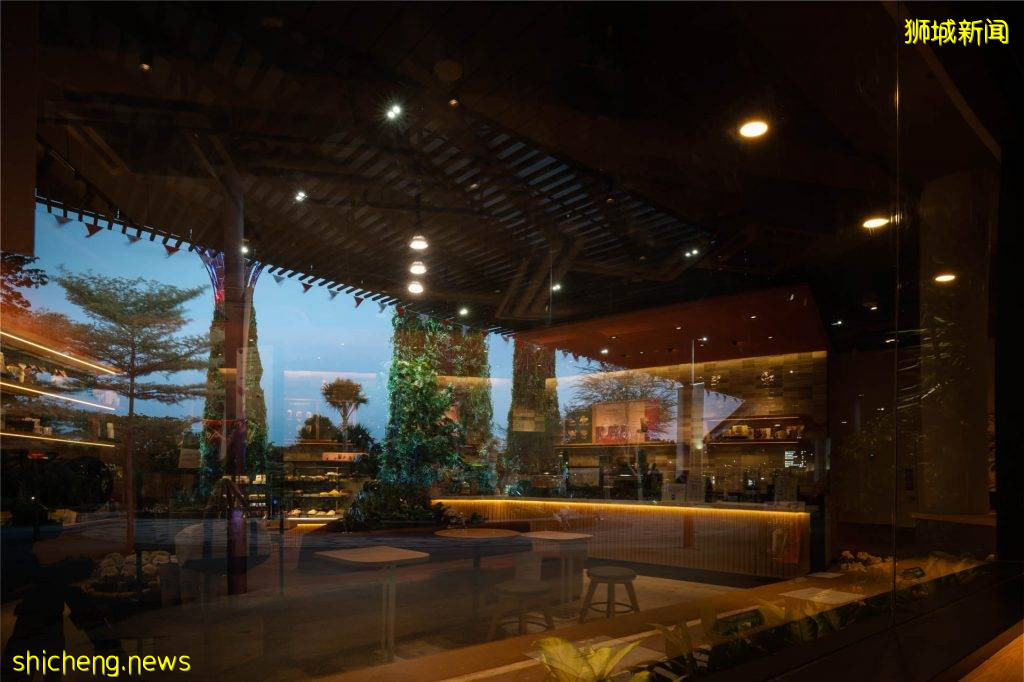星巴克在Gardens by the Bay内开新店!明亮式设计超有看点