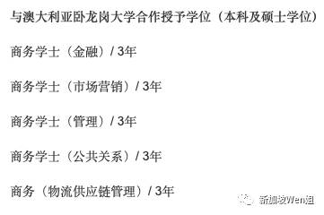 新加坡都有哪些私立學院