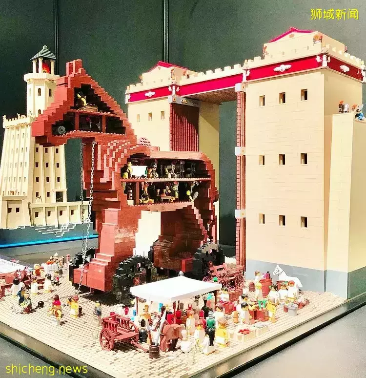 乐高世界城市巡回展抵达新加坡!展出世界著名建筑模型,耗时205天制作😱