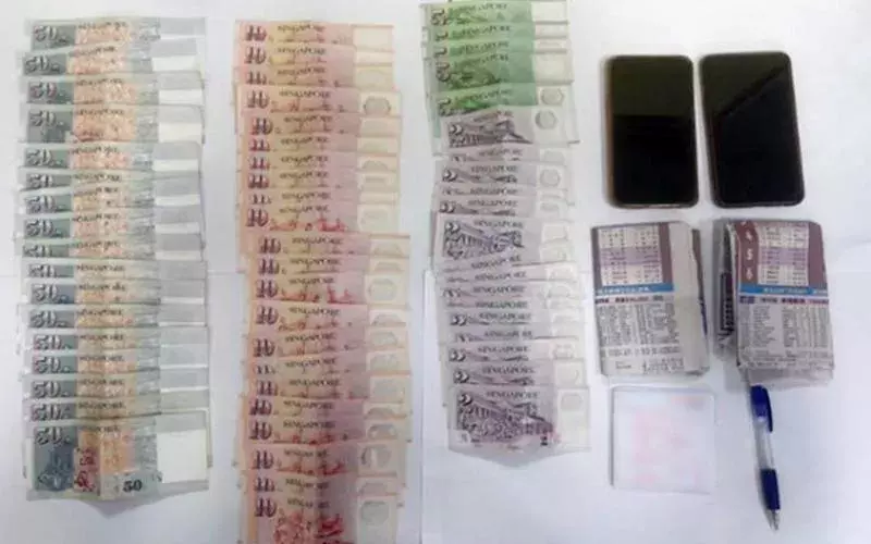 店屋当赌窟当街收赌注 警三次扫荡捕七男 49人受查