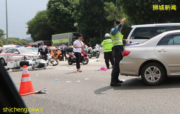 雨天超速失控 直撞車禍現場人群 汽車連撞7人