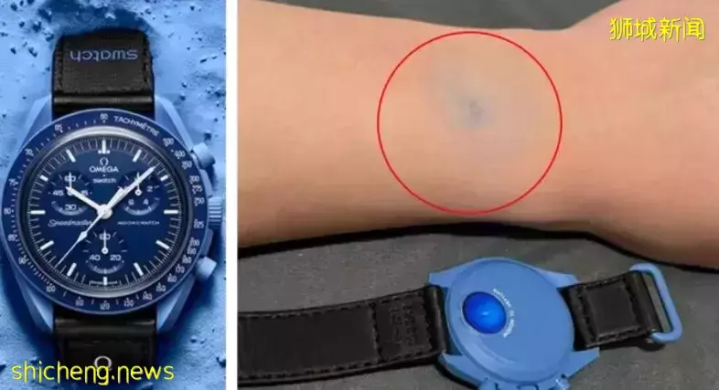 尴尬了,遭哄搶的聯名手表沒想到竟然掉色?“膠感十足”像盜版貨