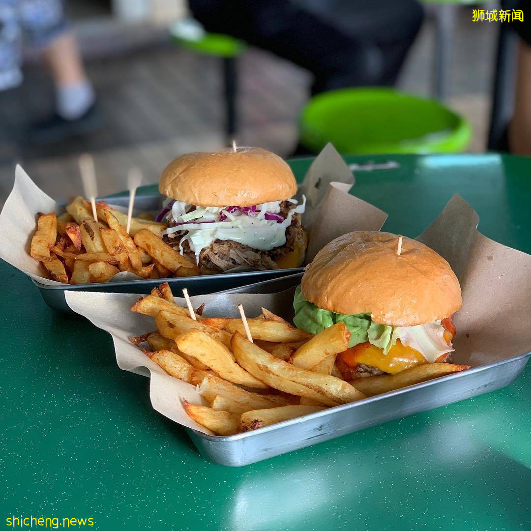 Hambaobao开设实体店啦🎊分量大、口味多🍔新菜单增加小蛋糕🍰干饭人快冲