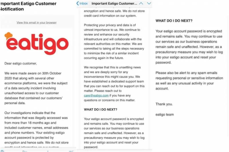 警惕!近期新加坡多平台发生用户数据泄露事件