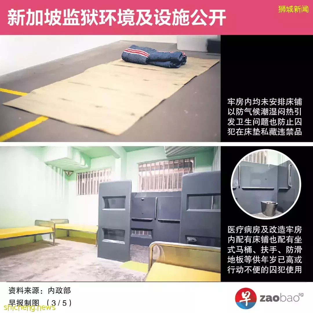 揭密！新加坡牢房什么样？囚犯一日三餐吃什么？每天能
