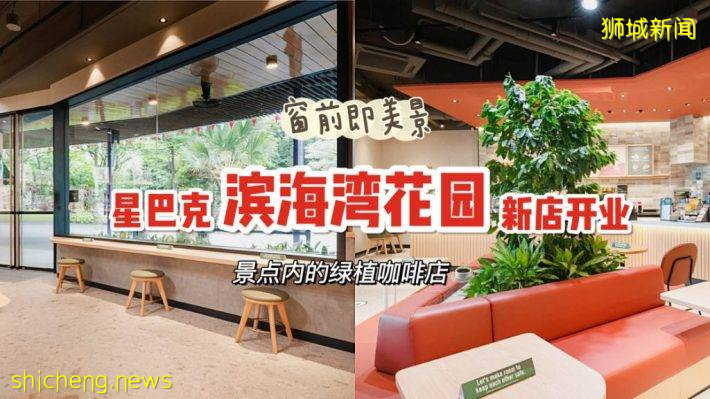 星巴克在Gardens by the Bay内开新店！明亮式设计超有看点