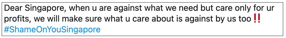 躺槍!緬甸示威者喊話新加坡,抵制虎牌、亞坤等新加坡品牌